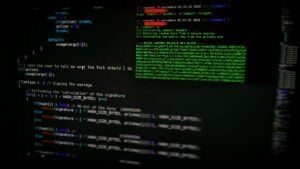 Code informatique piratage