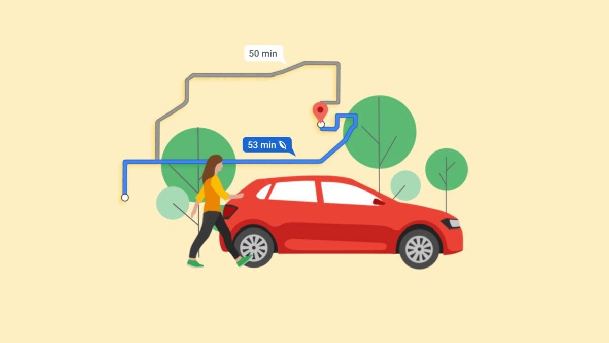 Google Maps étend ses trajets eco friendly