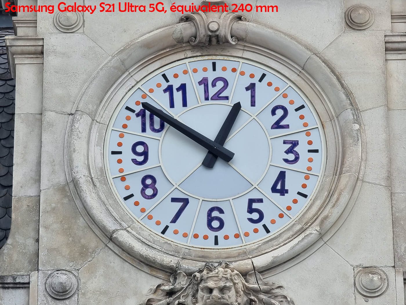 Concours de zoom - 0Samsung Galaxy S21 Ultra 5G équivalent 240 mm