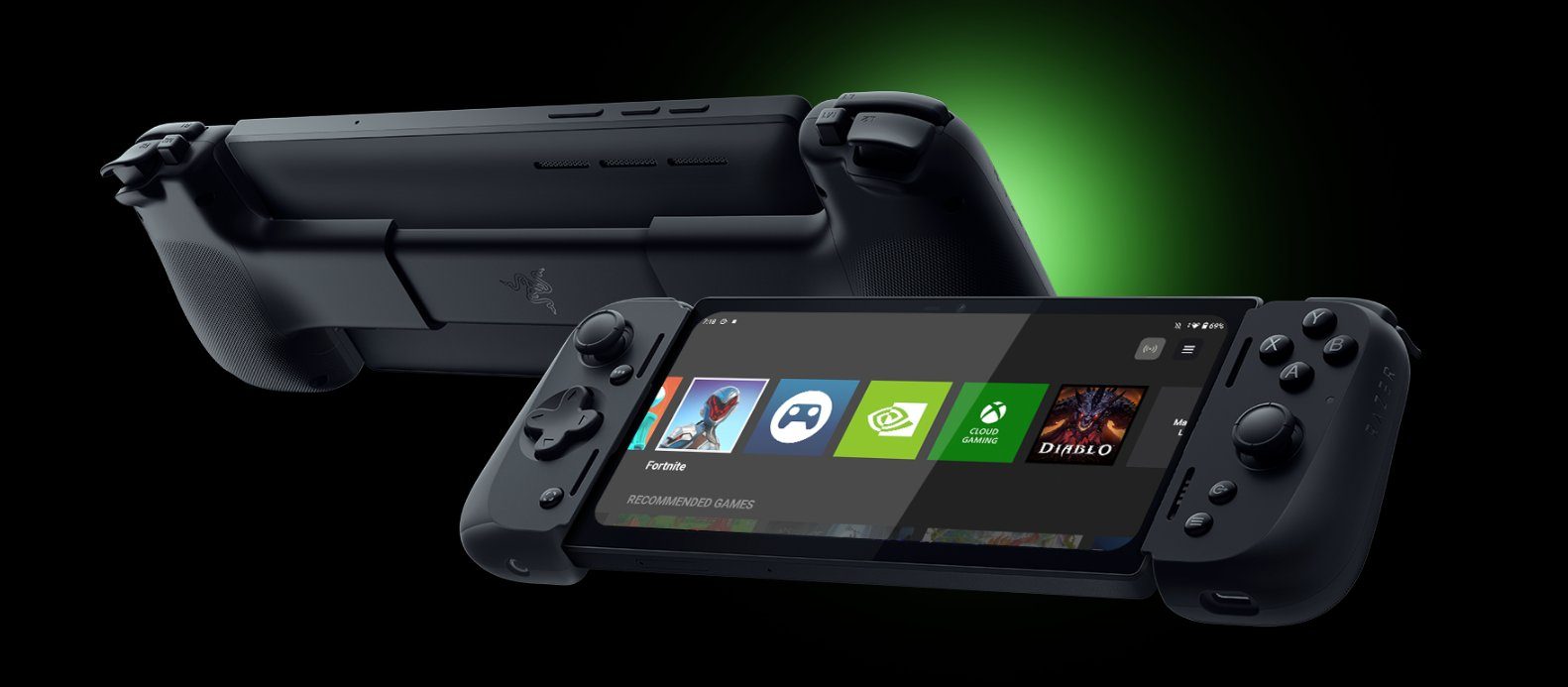 La Razer Edge vue de face et de dos
