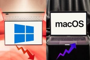Marché informatique : Windows à la (forte) baisse, Apple dans les étoiles