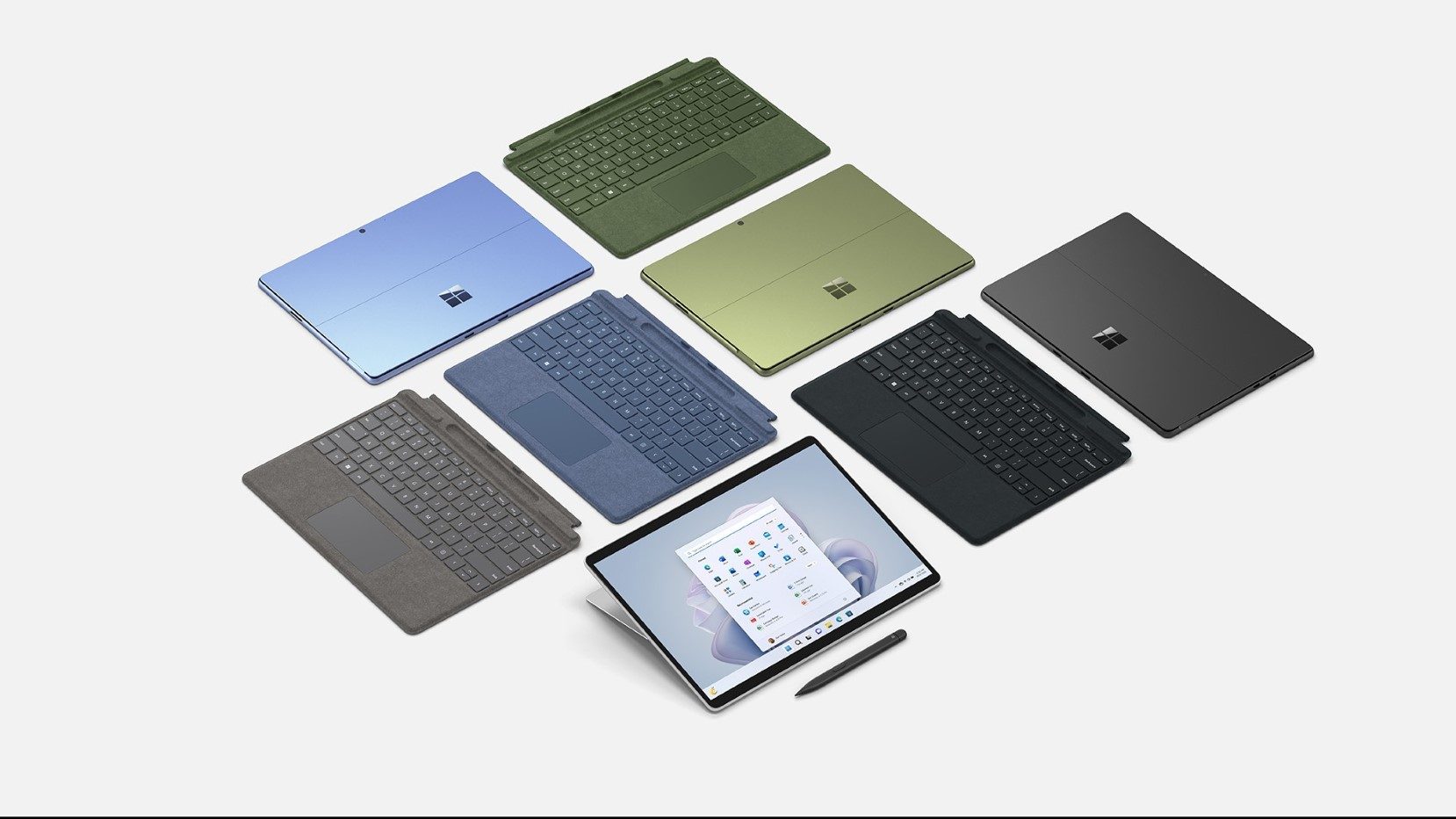 Surface Pro 9 : les coloris