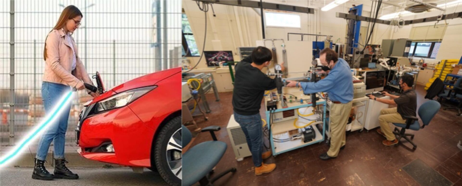 installation electrique recharge rapide vehicule