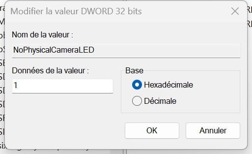 Windows 11 notification webcam