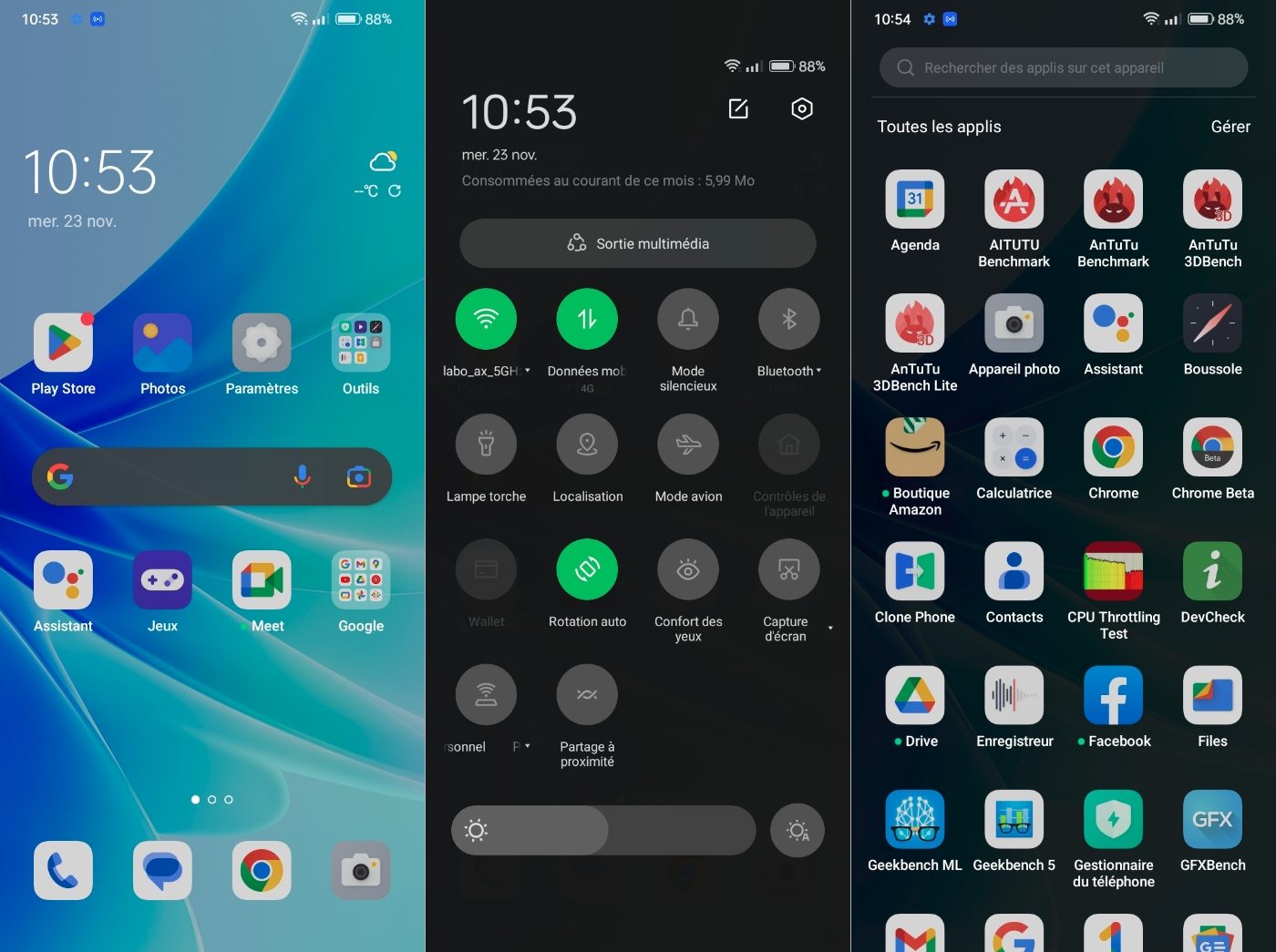 interface oppo a57