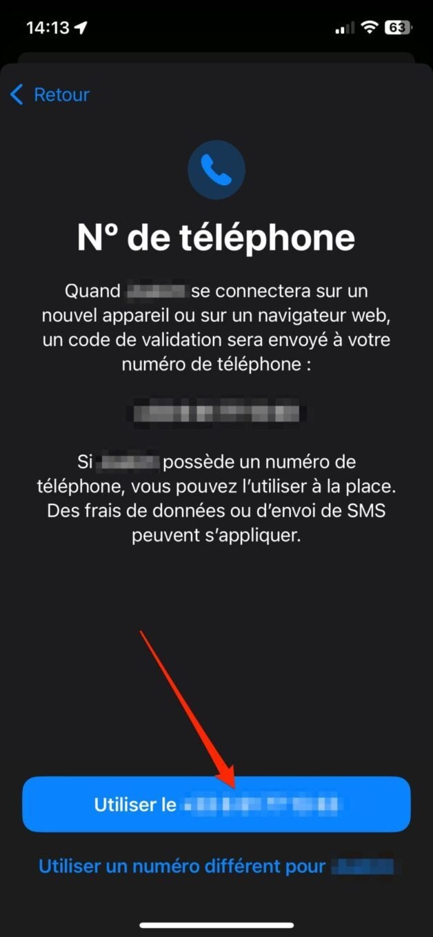 iOS Partage familial