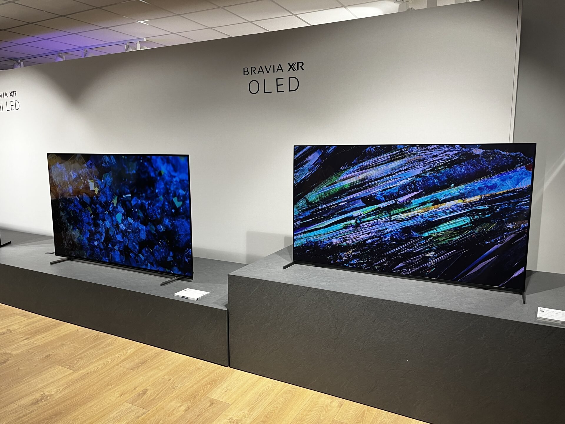Les nouveaux OLED de Sony
