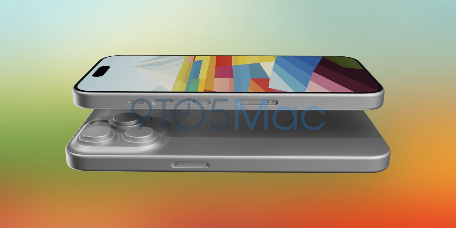 rendu 3D iphone 15 pro