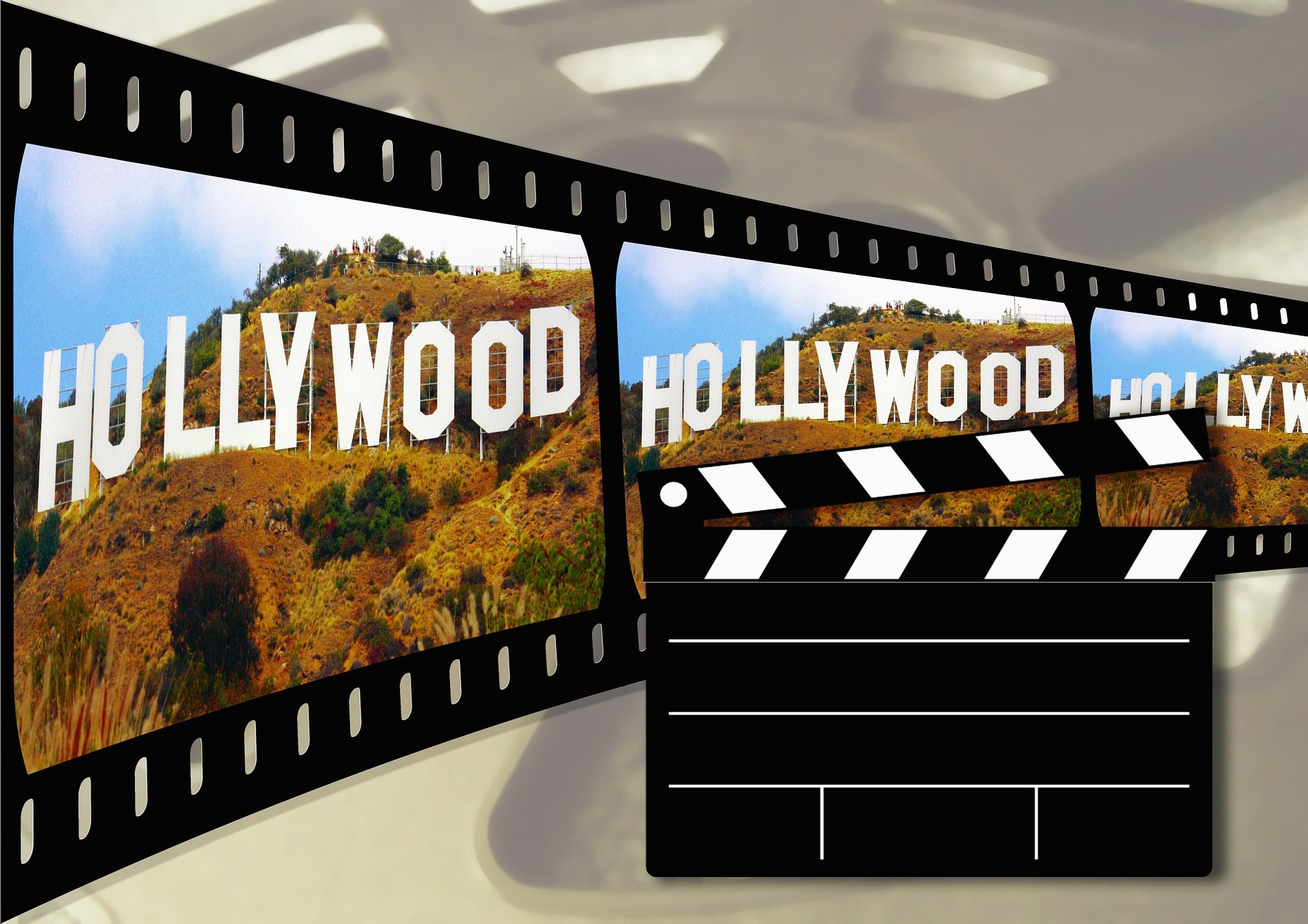 Hollywood dans une pellicule.
