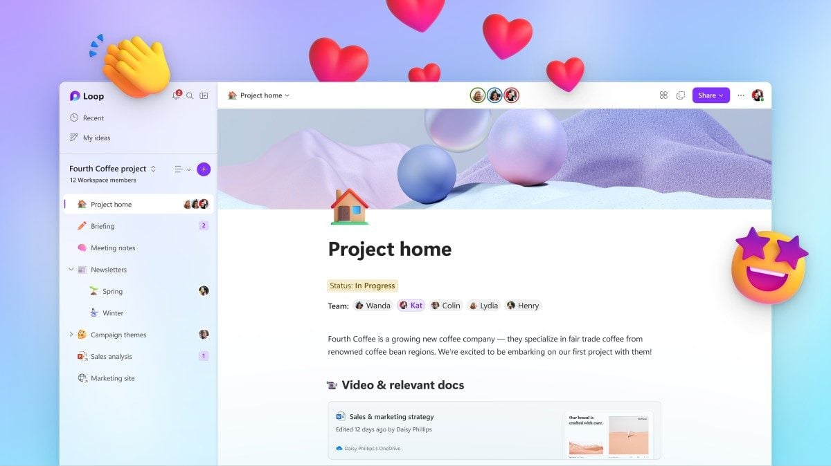 interface microsoft loop