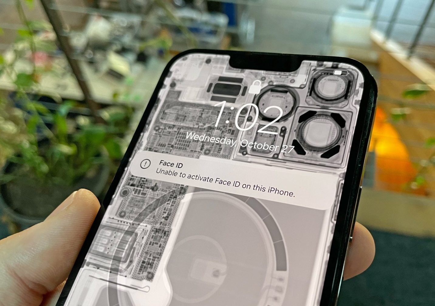 Face ID Inactif