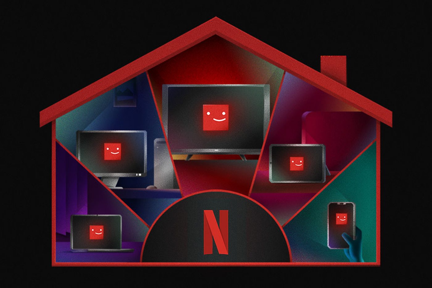 netflix partage comptes