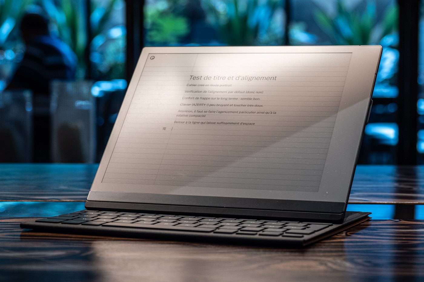 reMarkable 2 avec son clavier Type Folio
