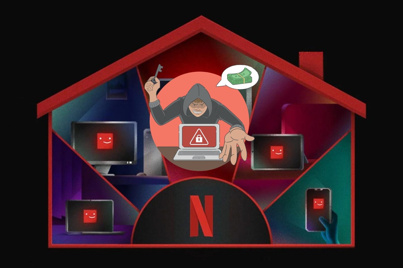 arnaque netflix partage de compte