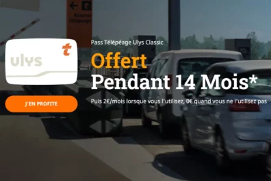 Promo badge Ulys 14 mois gratuits