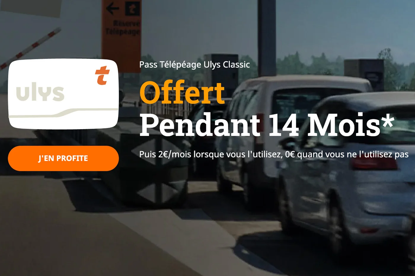 Promo badge Ulys 14 mois gratuits