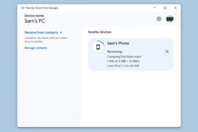 Google Nearby Share Windows