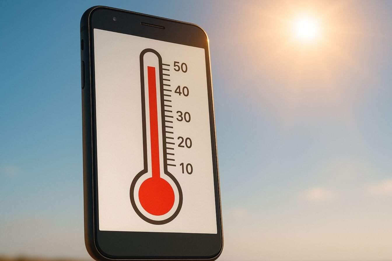 Canicule Smartphone Pc Chaleur