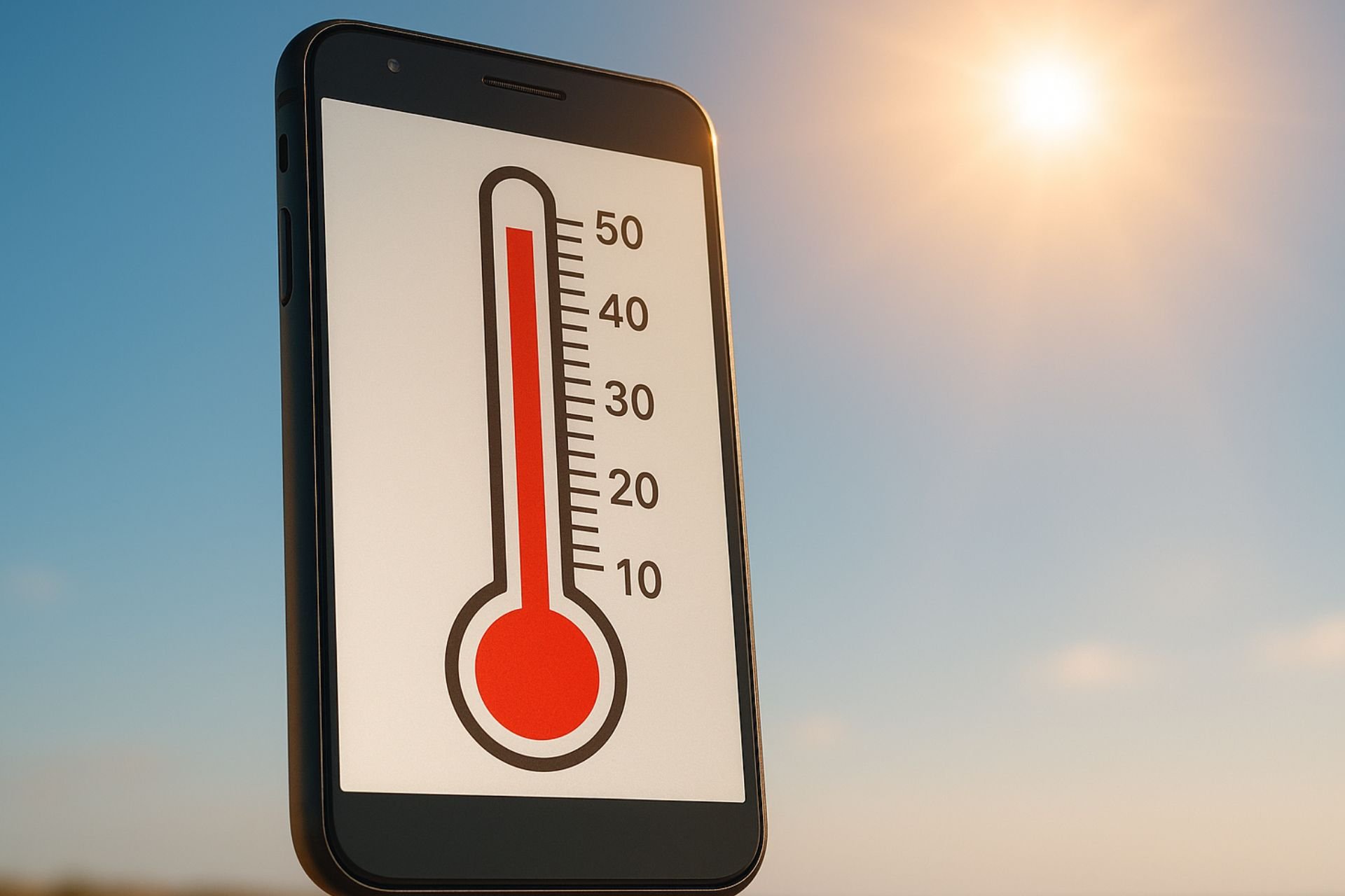 Canicule Smartphone Pc Chaleur
