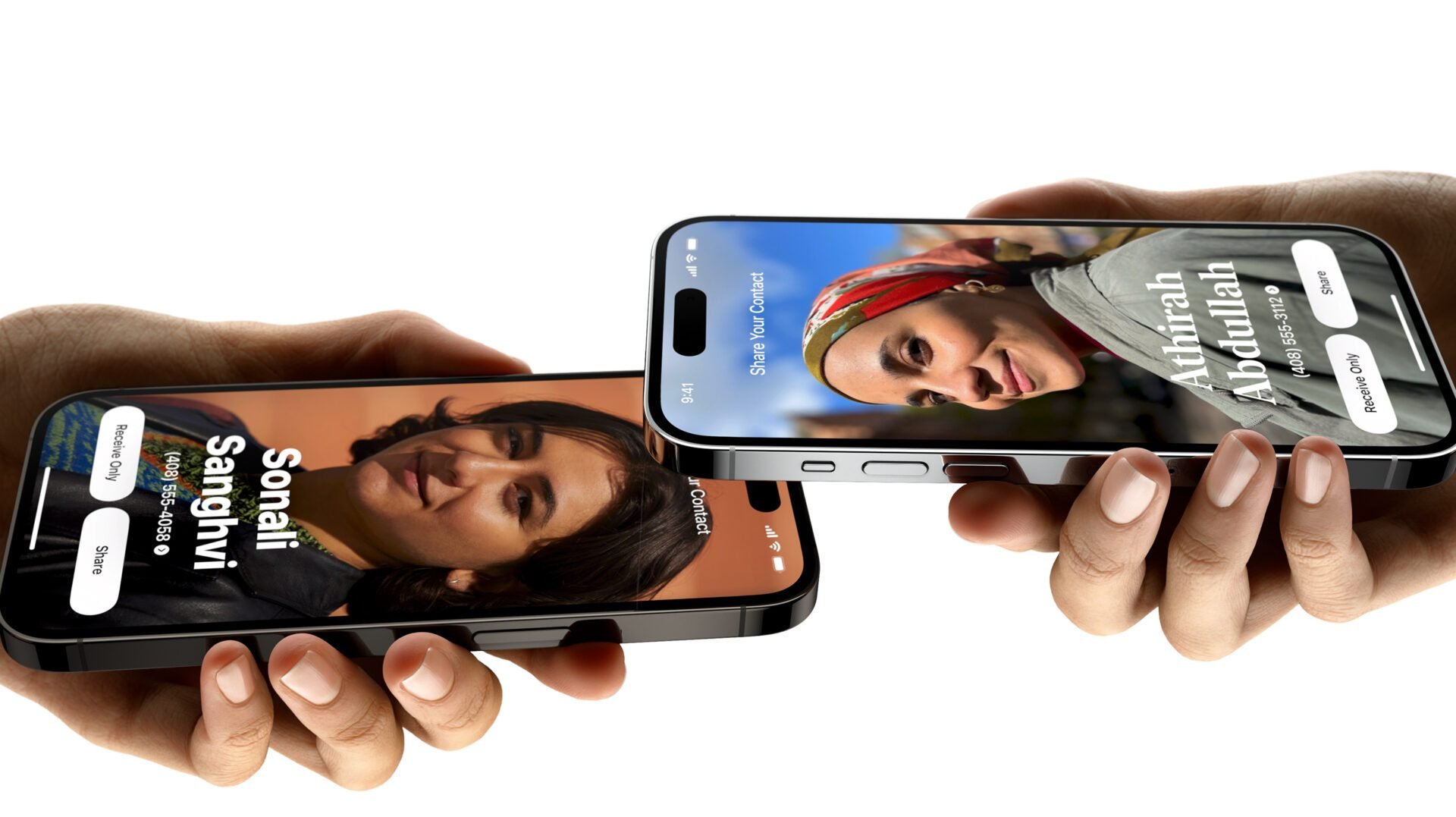 iOS 17 AirDrop NameDrop