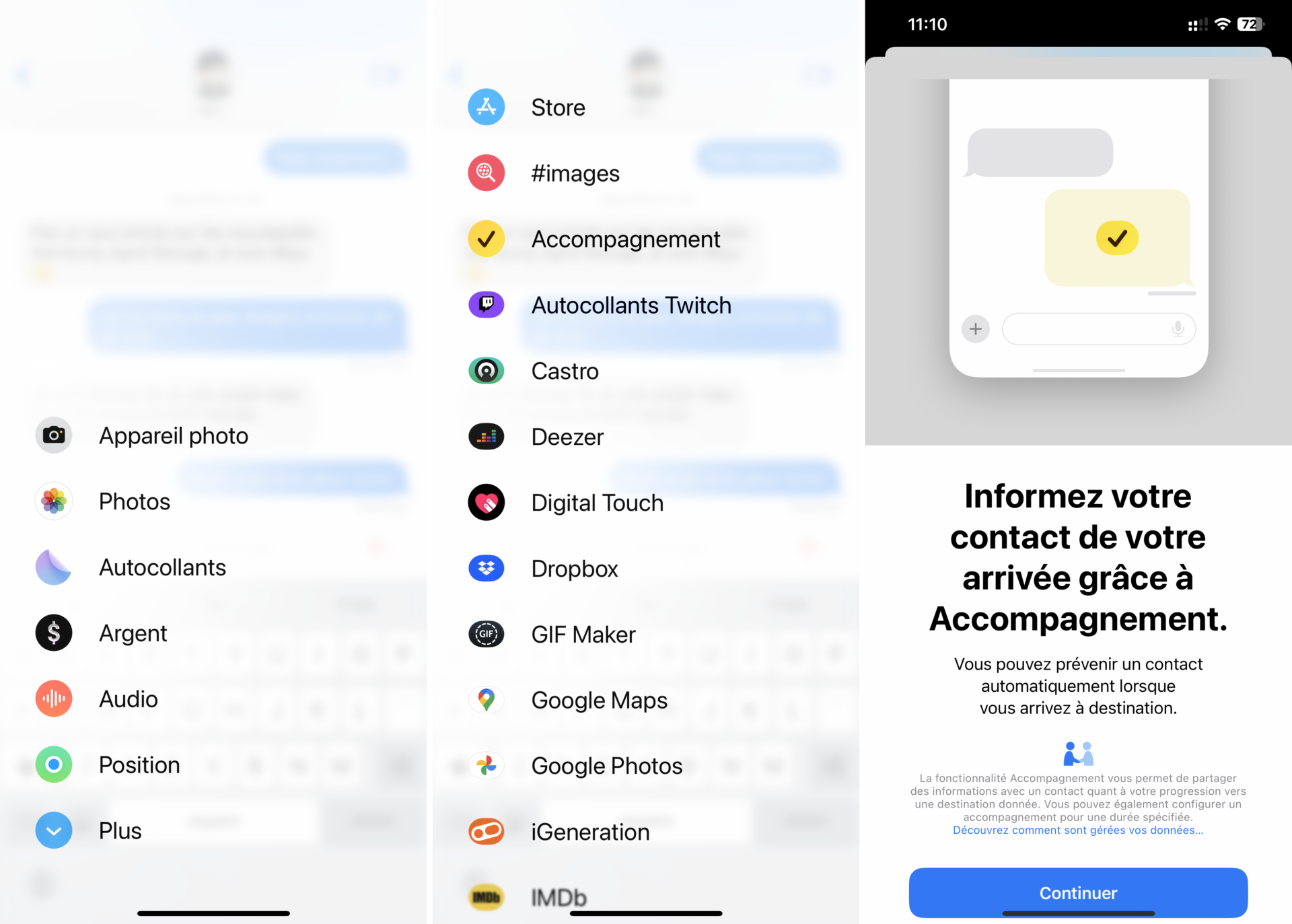 iOS 17 nouveautes messages