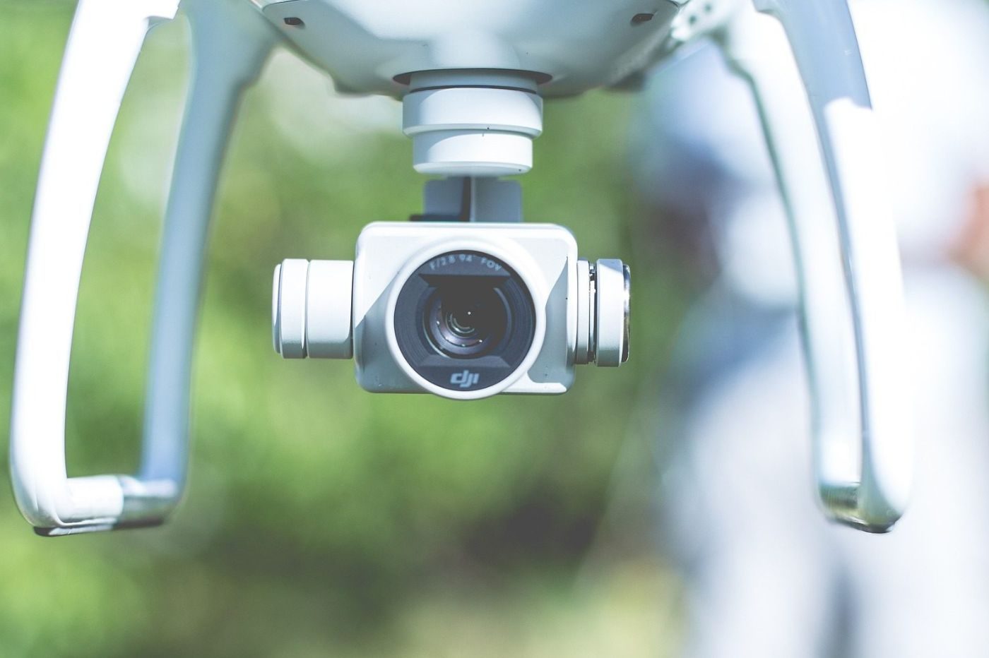 Caméra embarquée sur un drone.