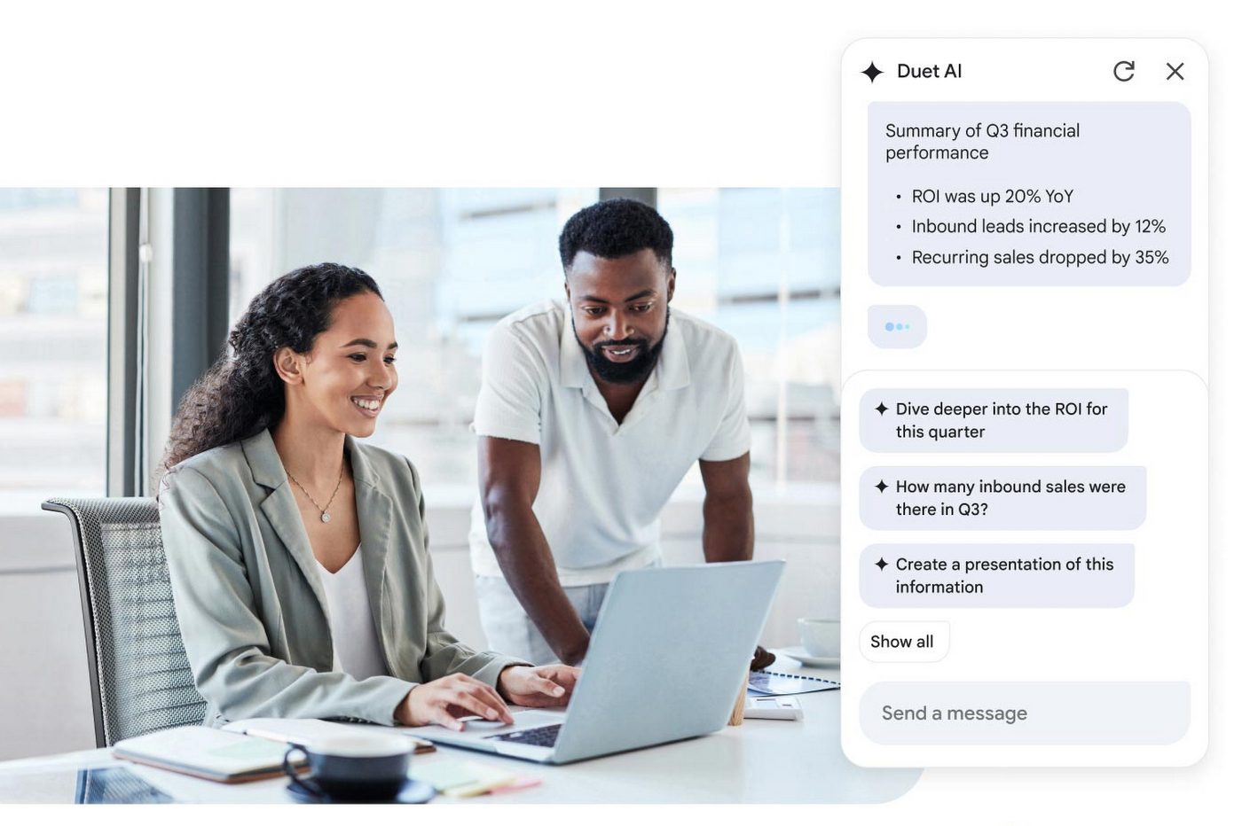 Google Workspace Duet Ai
