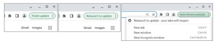 Chrome mise à jour de sécurité