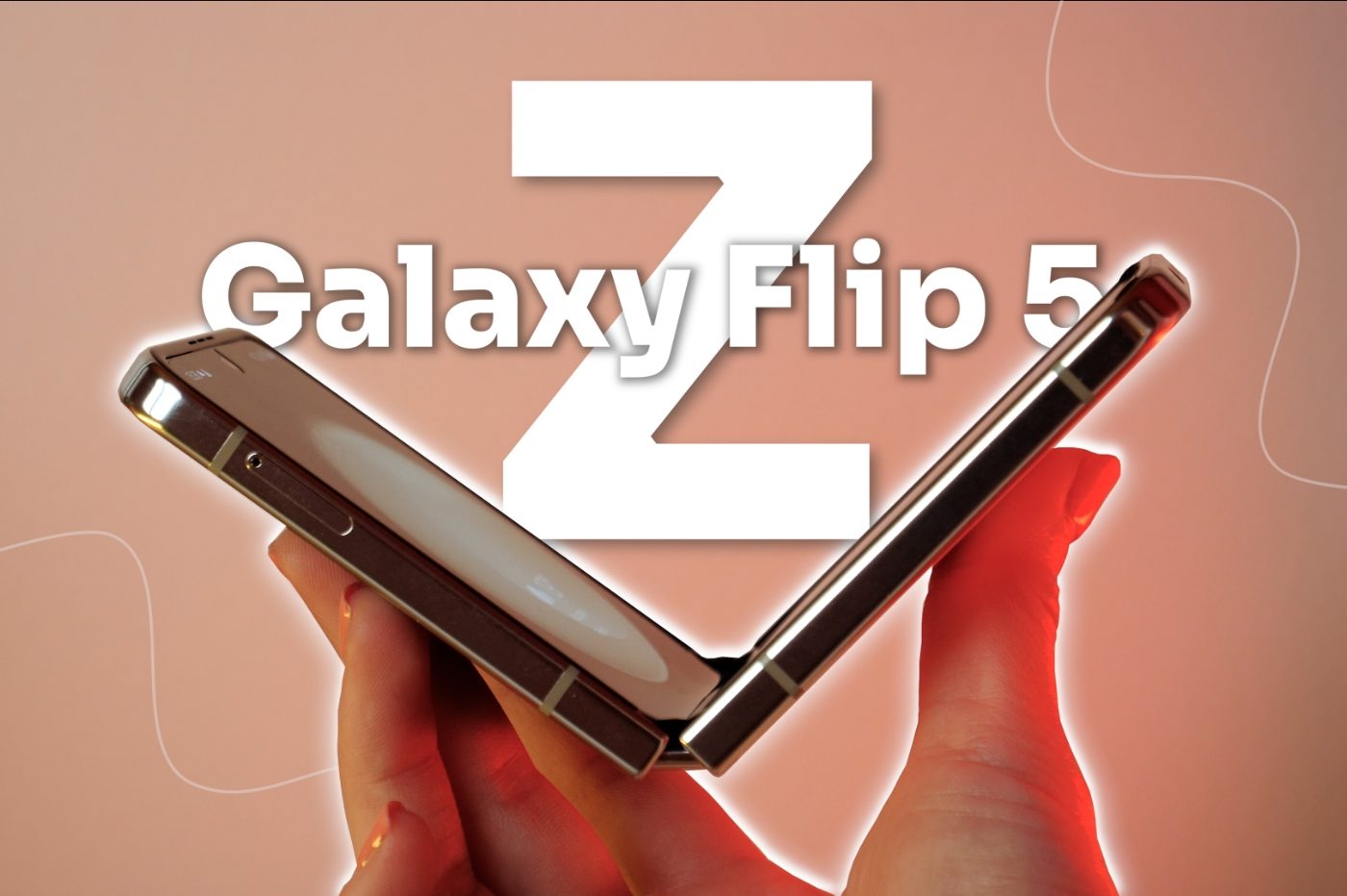 Vidéo test samsung galaxy z flip 5
