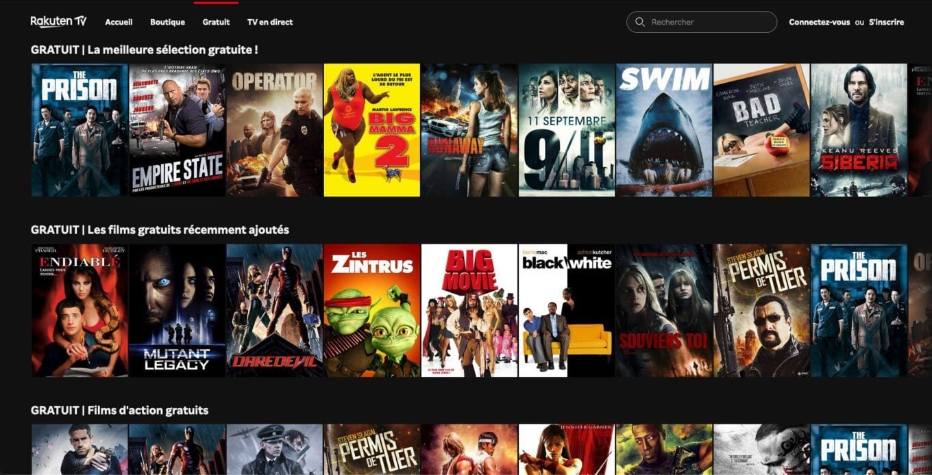 site de streaming Rakuten.tv