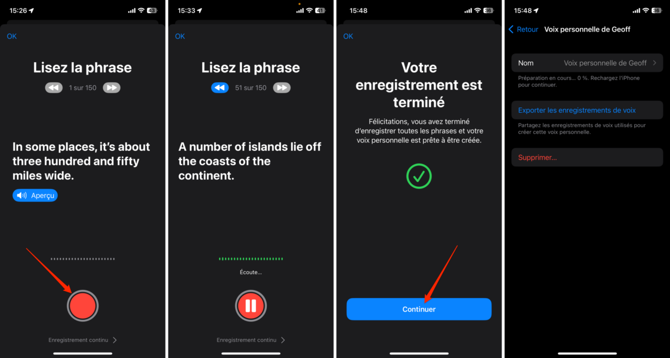 Ios 17 Voix Personnelles