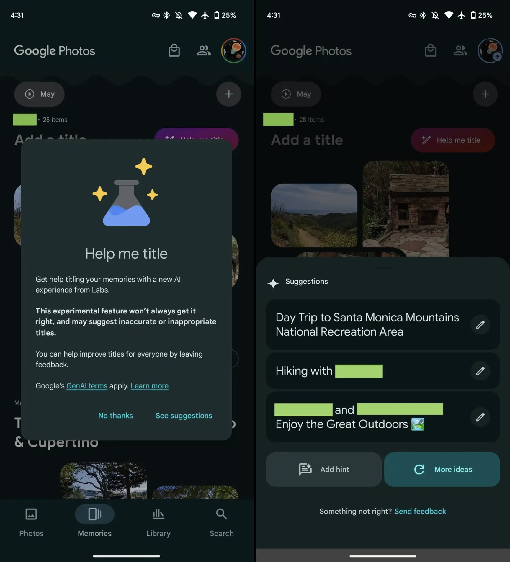 Nouvelle Interface Souvenirs Google Photos