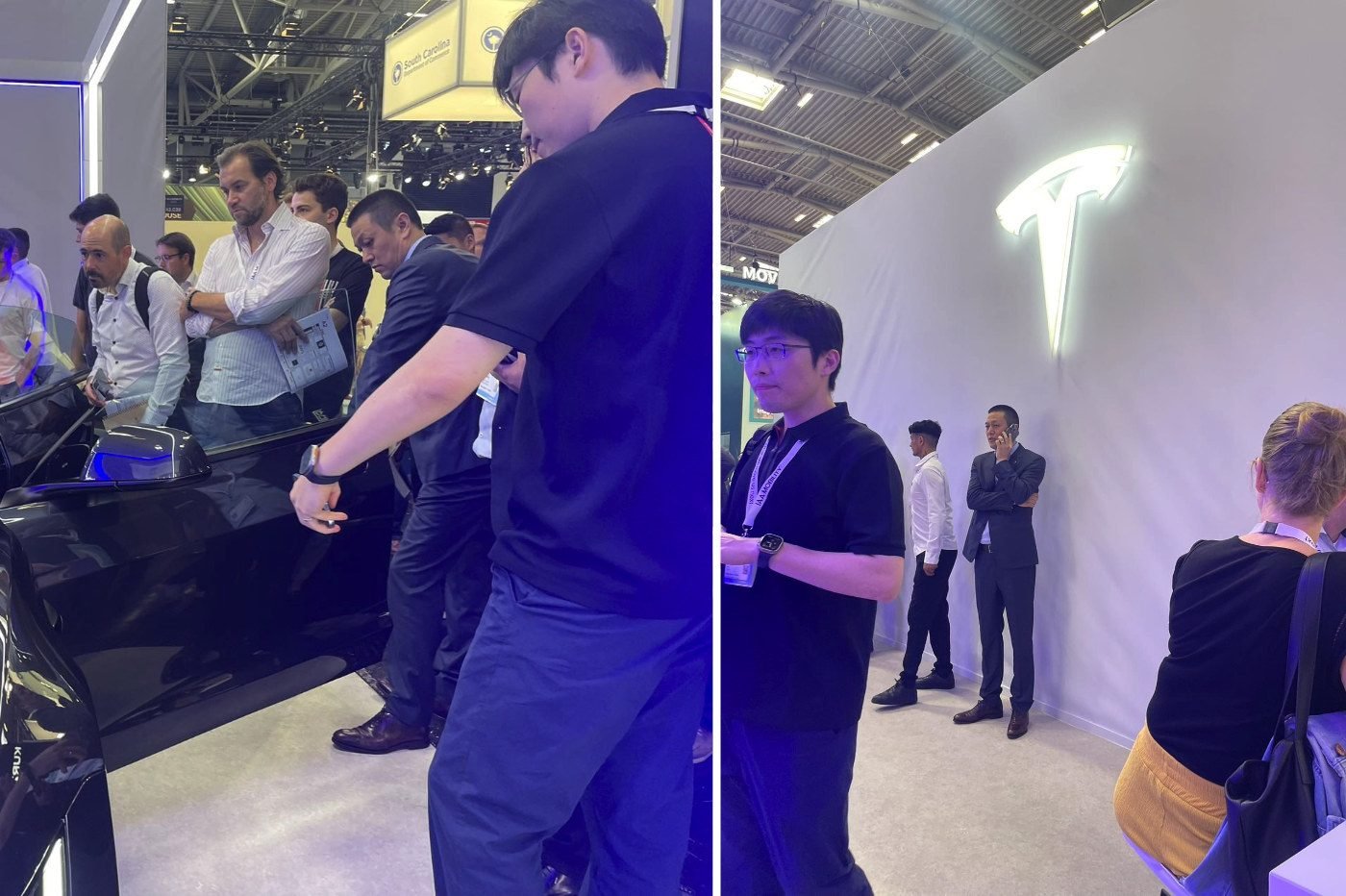 Tesla William Li Model 3 Munich Salon Stand
