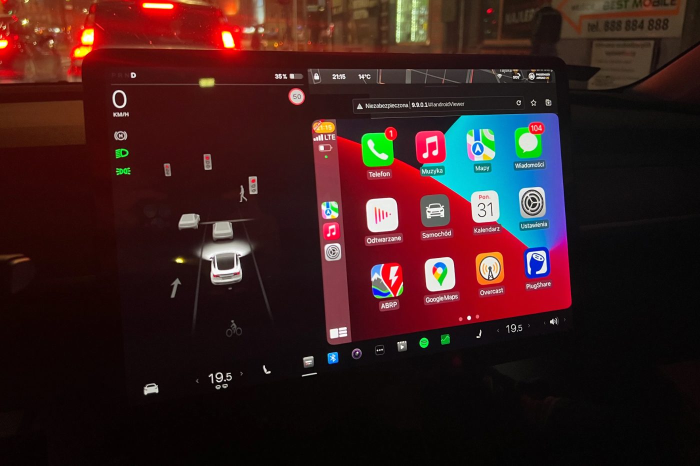 Tesla Android
