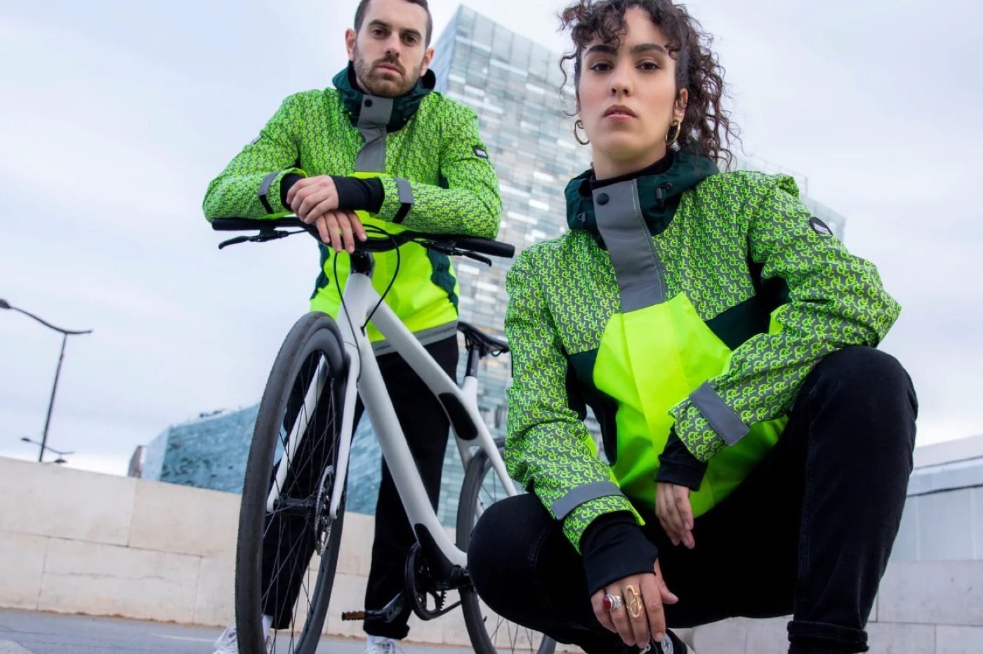 Veste Detectable Reflechissante Impermeable Fluorescente 1400 932