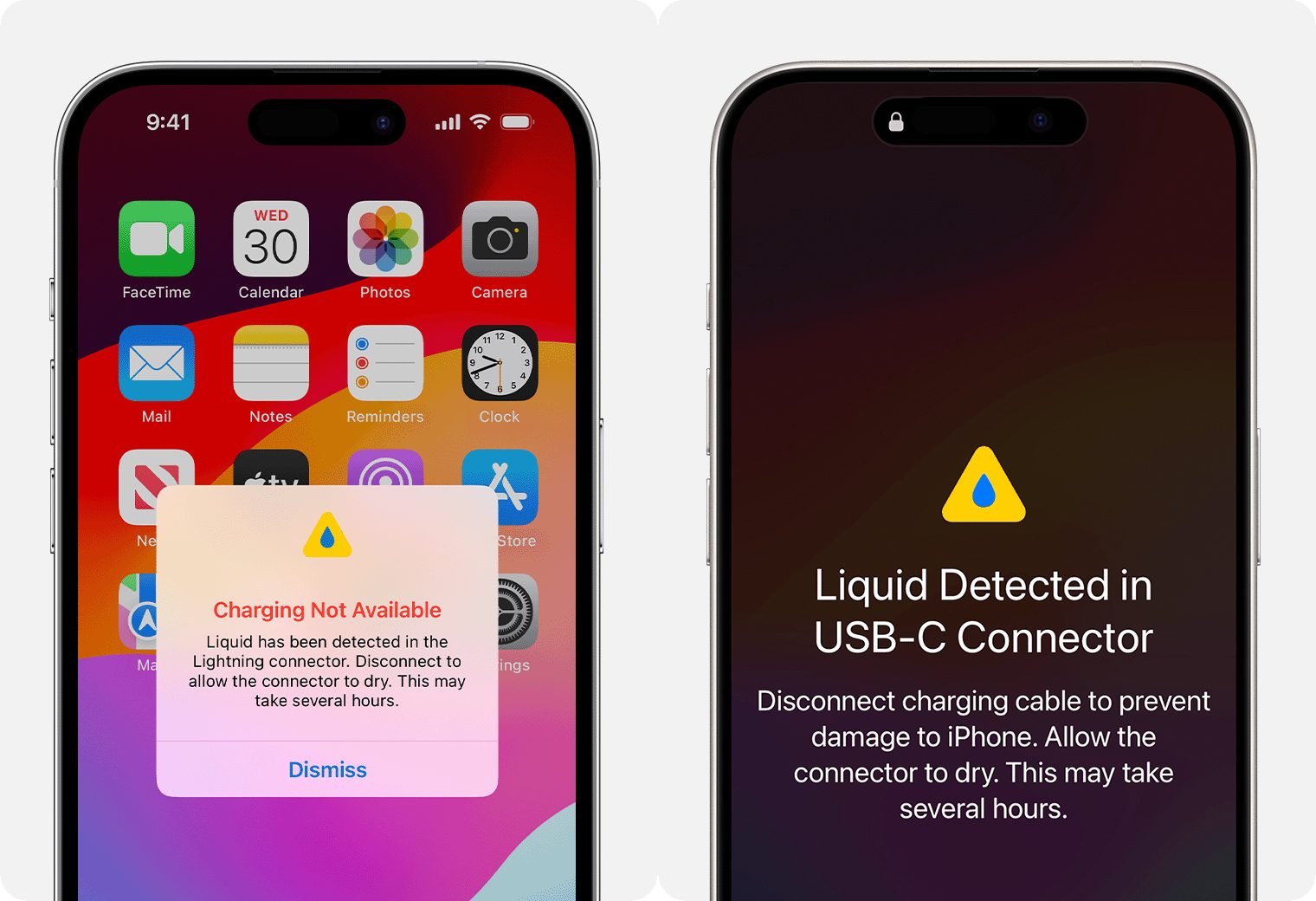 Apple Iphone Détection Liquide