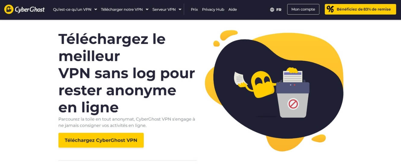 Naviguer sans laisser de traces CyberGhost