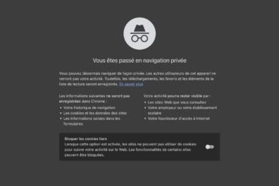 Navigation Privee Google Chrome