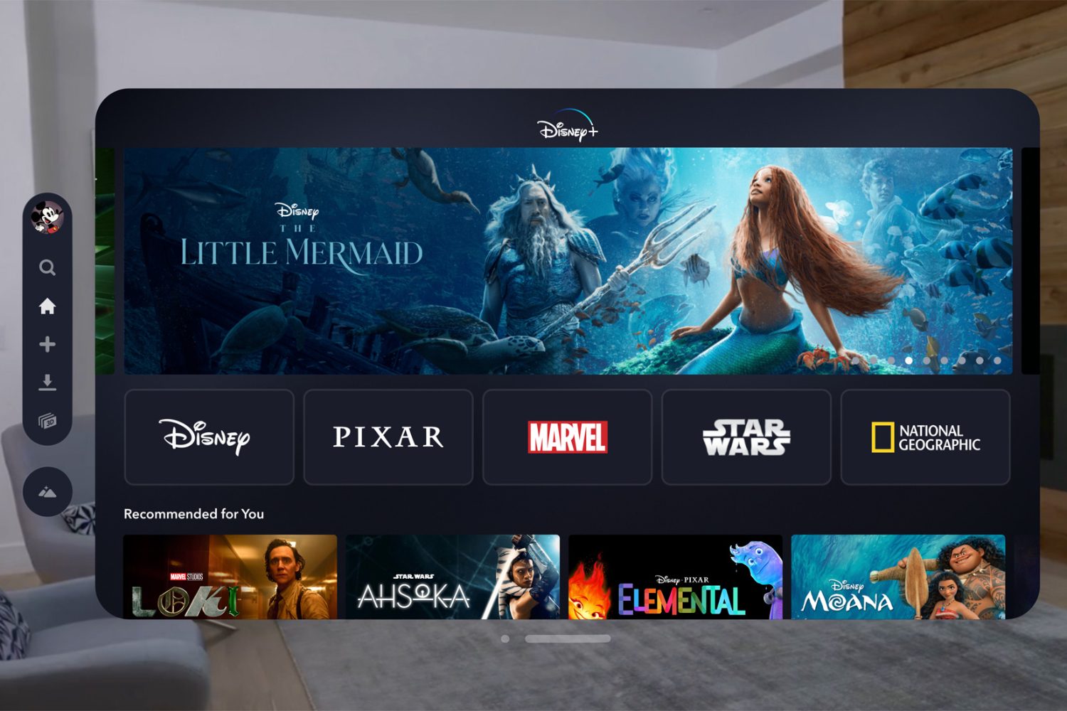 Apple Vision Pro Disney+