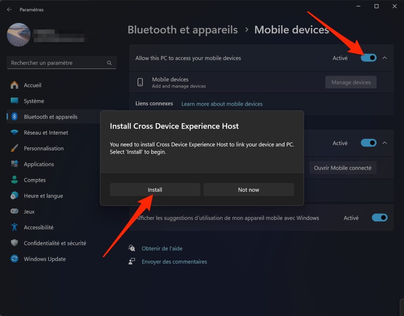 Windows 11 Android Partage Instantanée D Images1