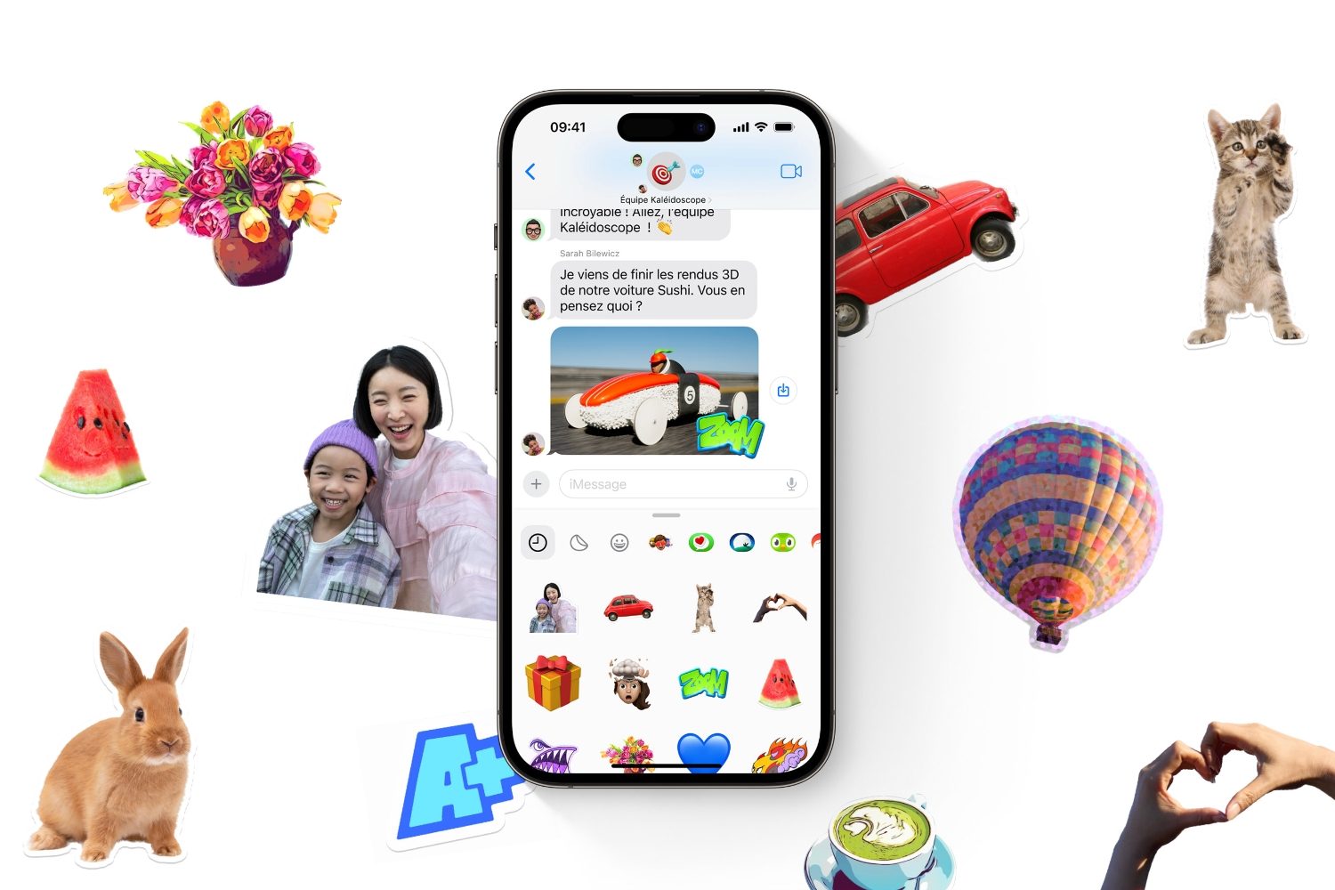 Autocollants Ios 17