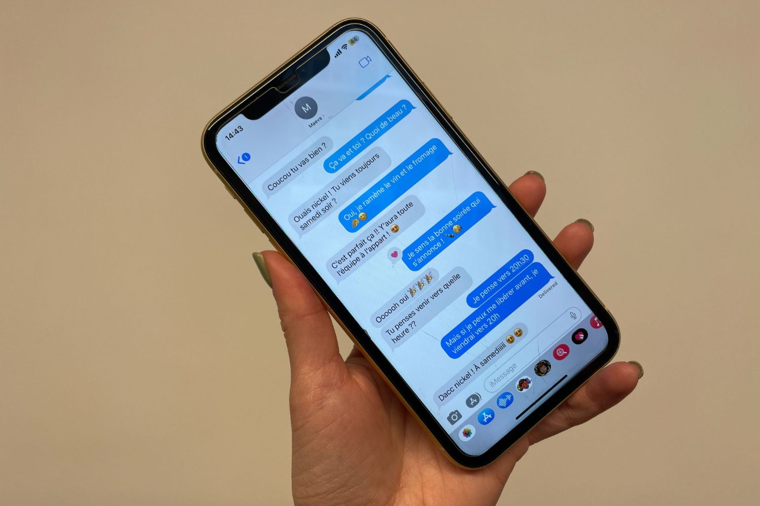 Une Imessage