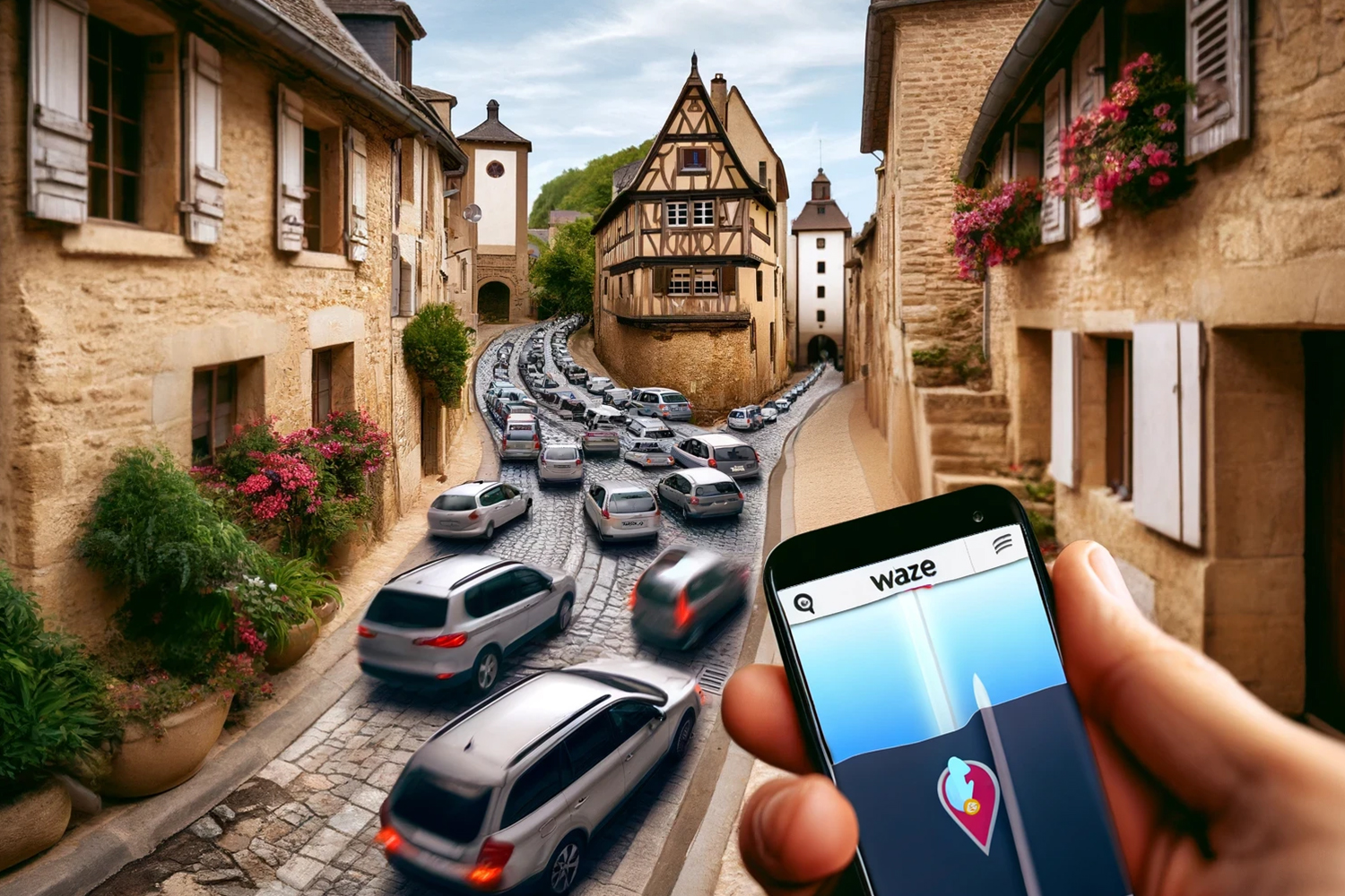 Waze Pagaille Villages