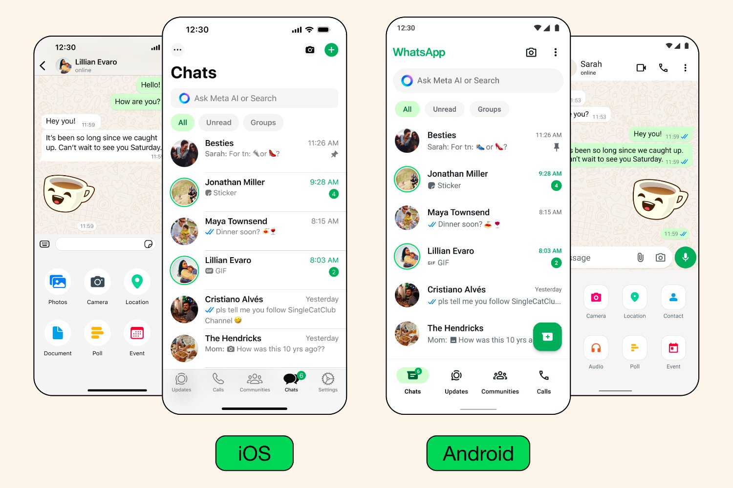 Whatsapp Nouvelle Interface