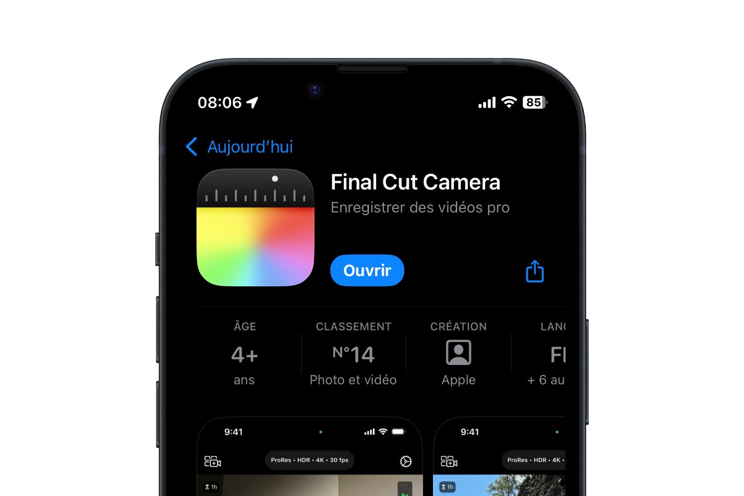 Final Cut Camera