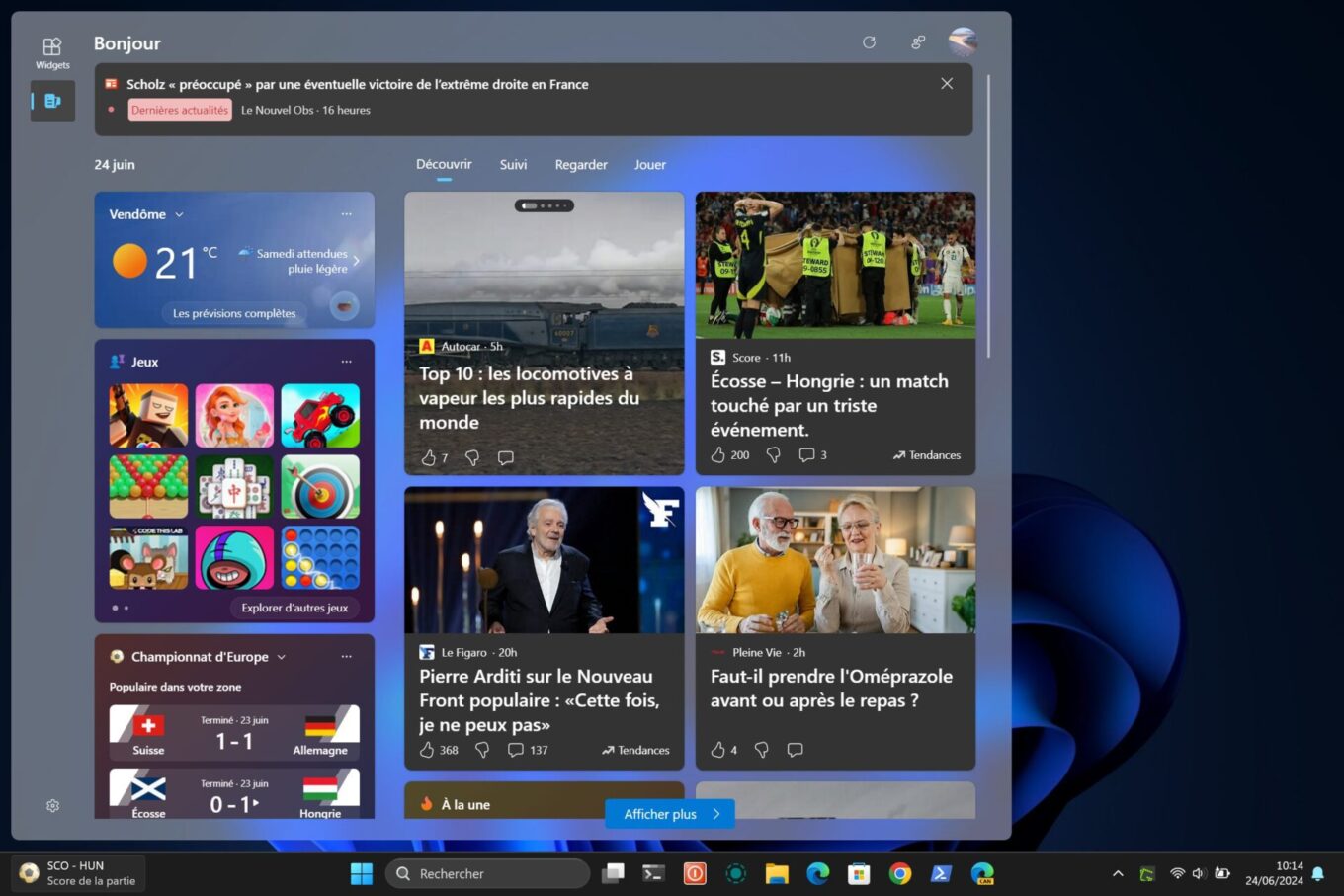 Windows 11 Widgets