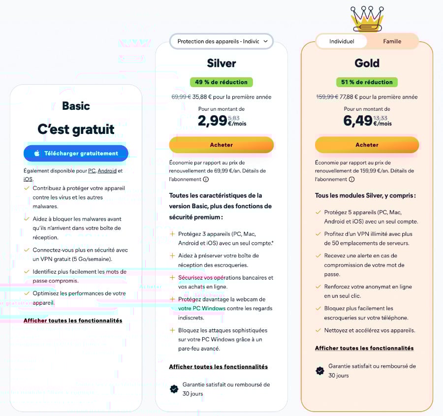 Antivirus Avast One - Meilleur antivirus gratuit