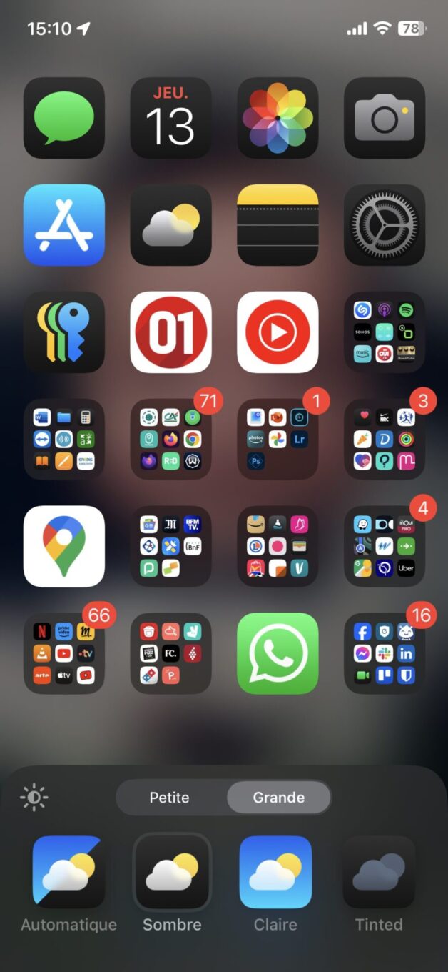 Ios 18 Accueil Icônes Sans Nom