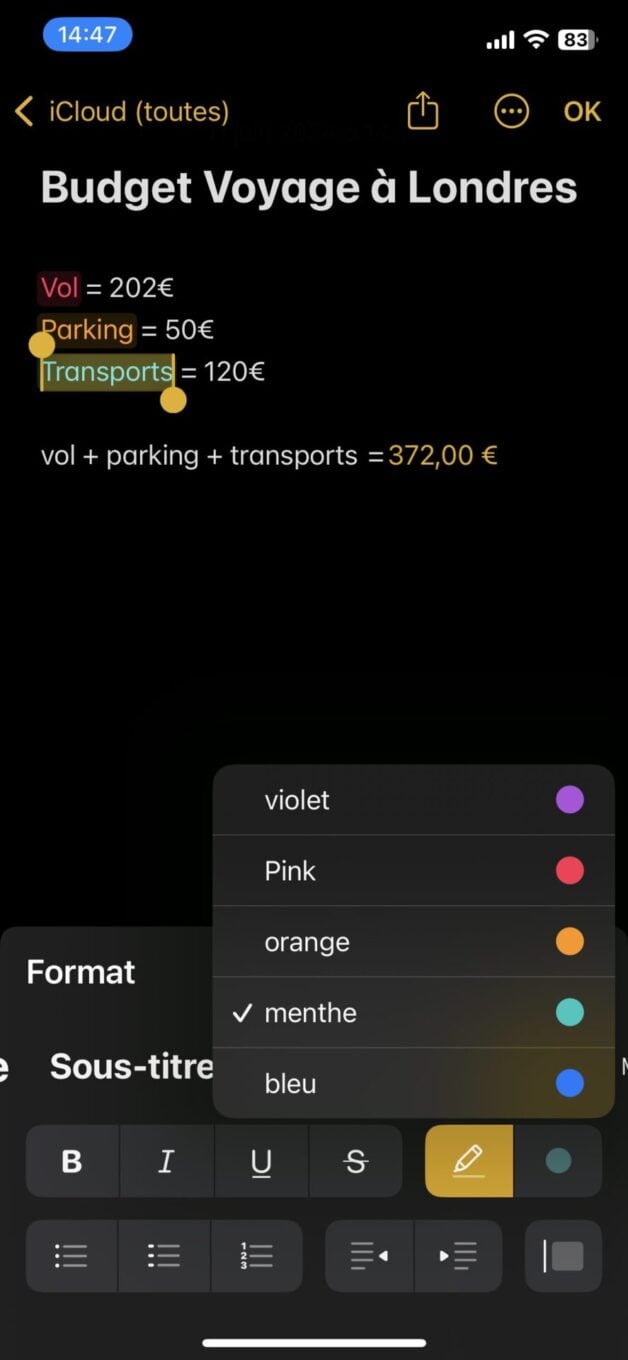 Ios 18 Notes Colorées