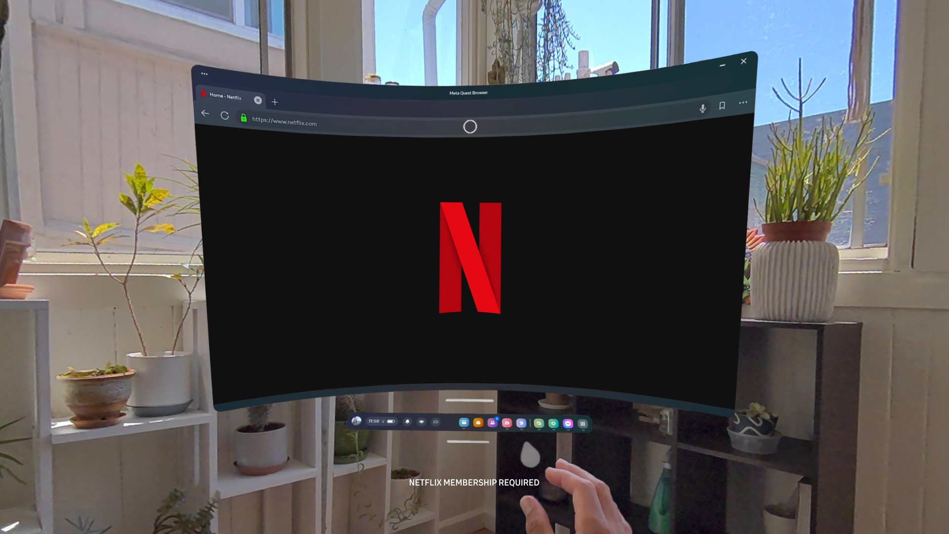 Netflix Navigateur Meta Quest